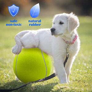 Banfeng Giant 9.5" Dog Tennis Ball Large Pet Toys Funny Outdoor Sports Dog Ball Gift with Inflating Needles