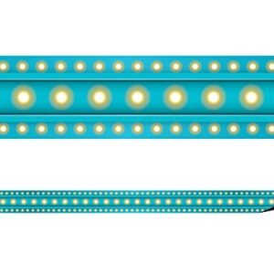 Teacher Created Resources Light Blue Marquee Magnetic Strips (TCR77307)