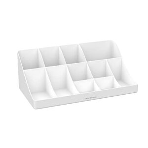 Mind Reader ' Pioneer' Breakroom Organizer 11 Compartment Condiment Holder, White