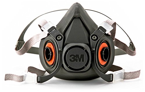 3M Half Facepiece Reusable Respirator 6300/07026(AAD), Respiratory Protection hSlNAs, 2Pack (Large)