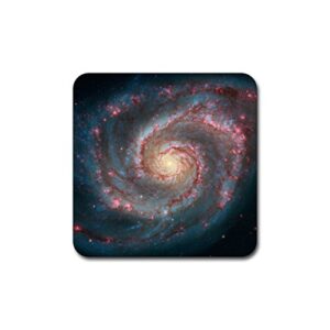 Starry deep Outer Space Nebula and Galaxy Pattern Square Coaster Set - Made of Recycled Rubber - Set of 4 …