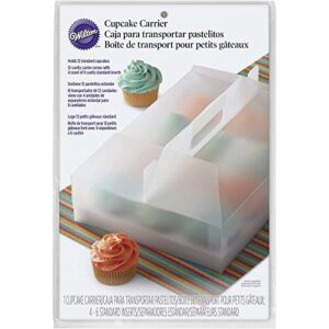 wilton 415-8969 durable cupcake clear carrier, 1 count