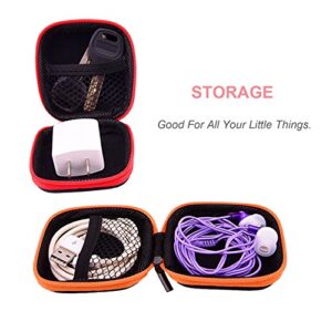 Sunmns 5 Pieces in Ear Bud Earphone Headset Headphone Case Mini Storage Carrying Pouch Bag