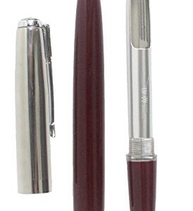 SIPLIV 3PCS Classic Fountain Pen Hero 616, in 3 Colors, Silver Trim