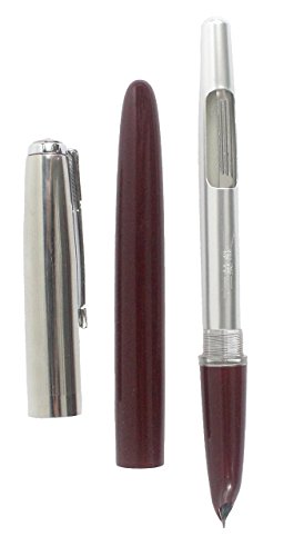 SIPLIV 3PCS Classic Fountain Pen Hero 616, in 3 Colors, Silver Trim