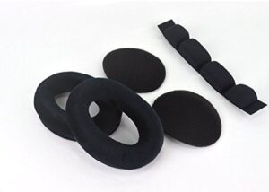 general headphone foam earpads ear cushion pads ear cups with headband fit for sennheiser headphones hd525 hd535 hd545 hd565 hd580 hd600 hd650