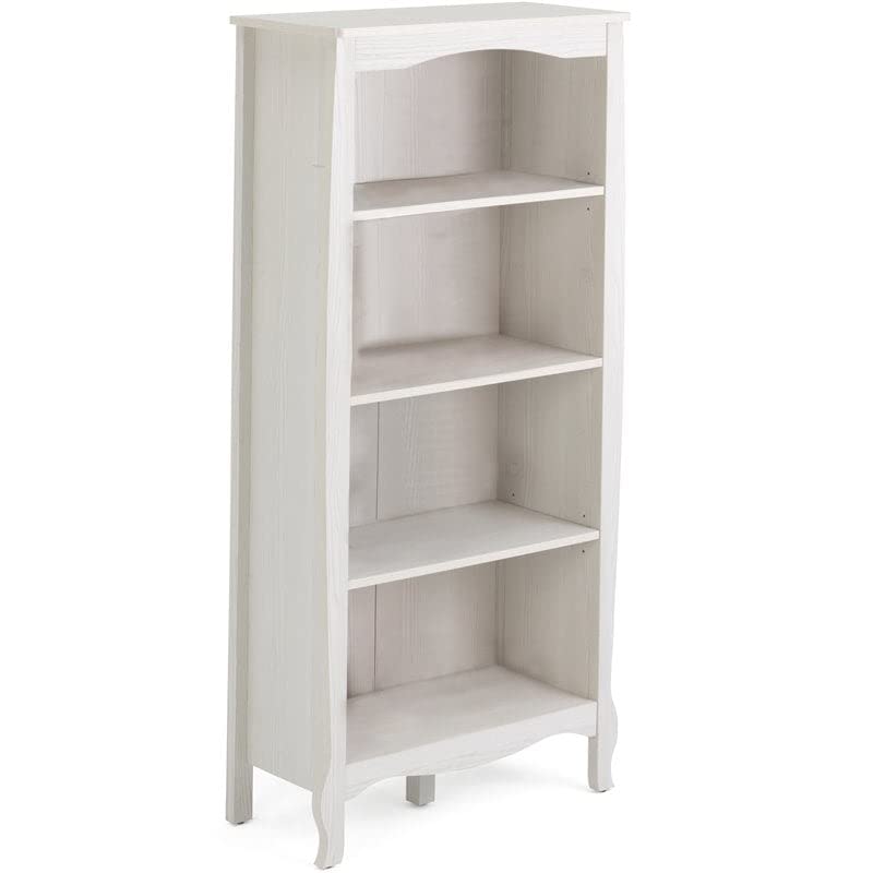 4D Concepts Lindsay BOOKCASE, Stone White Oak