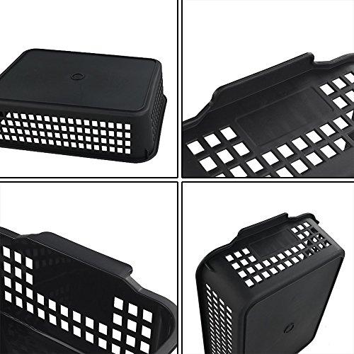 Begale Plastic Desktop Storage Trays Baskets Organization, Set of 6