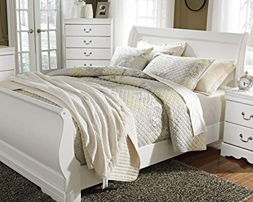 Signature Design by Ashley Anarasia Traditional Queen Sleigh Headboard ONLY, White