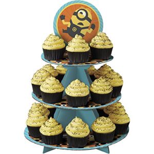 wilton despicable me 3 minions cupcake stand, assorted