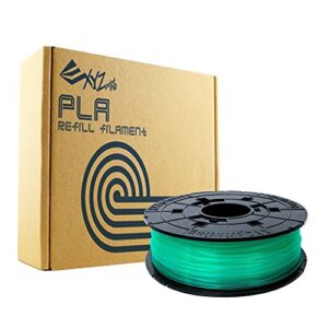 xyzprinting da vinci series refill pla, clear green