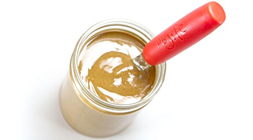 PB-JIFE! The Ultimate PB knife. Stir, scrape, and clean the BIG Jars (Red, 1)