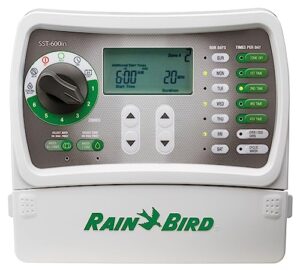 rain bird sst600in simple-to-set indoor sprinkler/irrigation system timer/controller, 6-zone/station