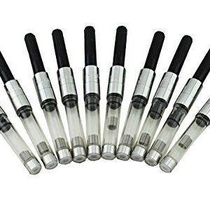 10 PCS REGAL Metal Fountain Pen Ink Converter, Suitable for Jinhao, Duke, Baoer, Fuliwen, REGAL Fountain Pen