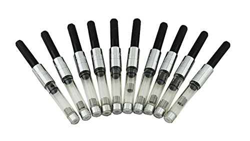 10 PCS REGAL Metal Fountain Pen Ink Converter, Suitable for Jinhao, Duke, Baoer, Fuliwen, REGAL Fountain Pen