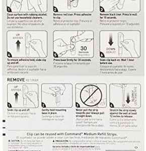 Command 17005-HWES Spring, 1, 2 Medium Strips, 4 Clips, kkkk