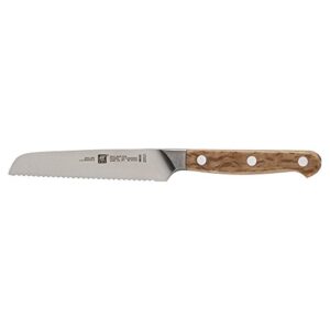 zwilling pro holm oak 5-inch serrated utility knife