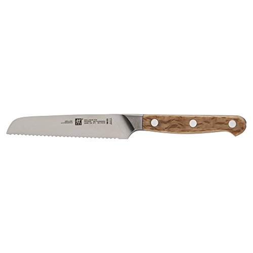 ZWILLING Pro Holm Oak 5-inch Serrated Utility Knife