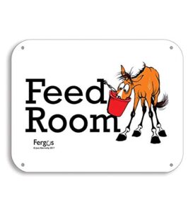 fergus stall/barn sign feed room