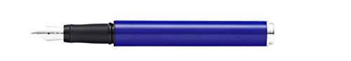 Sheaffer Pop Glossy Blue Fountain Pen with Chrome Trim and Medium Nib