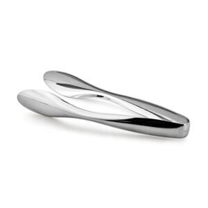 cuisinox polished stainless steel serving tongs, 6"