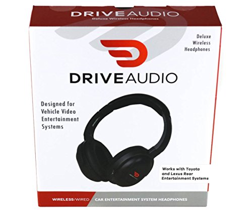 DRIVE AUDIO Headphones fits Toyota & Lexus (2 Pack) Compatible with Sienna, Venza, Sequoia, Land Cruiser, Highlander, 4Runner, Tundra, Camry, Avalon, GX, LS, RX, LX, NX, 350, 450H