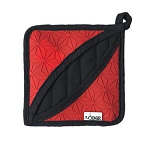 Lodge Manufacturing Company trivet/potholder, 1 Count, Red/Black