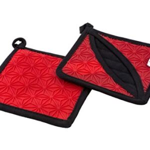 Lodge Manufacturing Company trivet/potholder, 1 Count, Red/Black