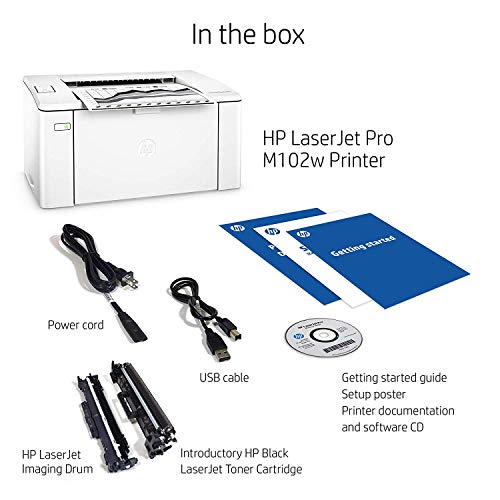 Hp Laserjet Pro M102w Laser Printer - Monochrome - 600 X 600 Dpi Print - Plain Paper Print - Deskto