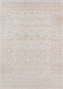 momeni rugs isabella traditional oriental flat weave area rug, 7'10" x 10'6", blue