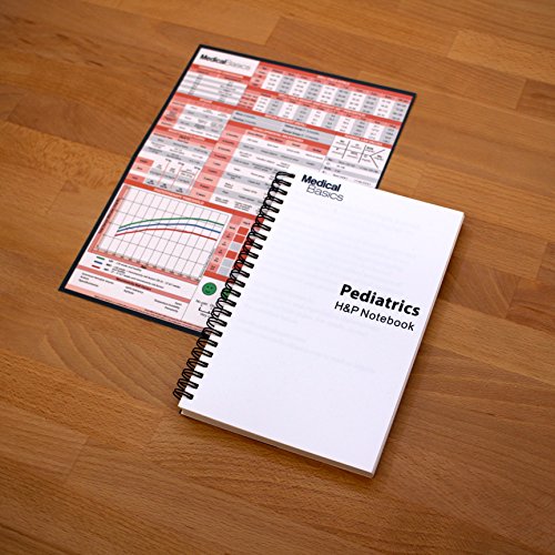 Pediatrics H&P Notebook Medical History and Physical notebook, 100 medical templates with perforations