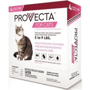provecta advanced for cats 5-9 lbs. (4 dose),white