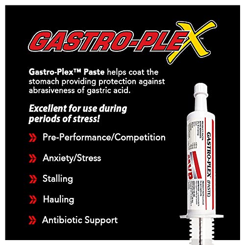 Med-Vet Pharmaceuticals Gastro-Plex Paste 5-Pack (10 doses) Gastric Stress Relief Paste for Horses