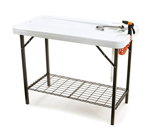 SEEK SKFT-48S Deluxe Cleaning Table, Large, White