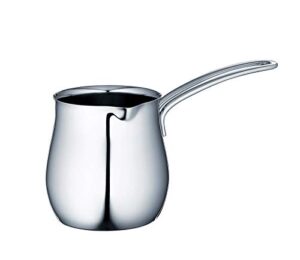 cuisinox stainless steel turkish cezve coffee pot, 24 oz.