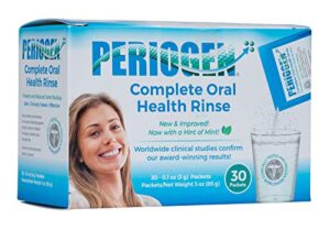 periogen rinse for complete oral health - travel packets