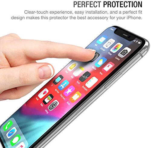 XDesign Glass Screen Protector Designed for iPhone 11 Pro and iPhone XS/iPhone X (3Pack) 5.8-Inch Tempered Glass with Touch Accurate/Impact Absorb+Easy Installation Tray [Fit with Most Cases]- 3 Pack