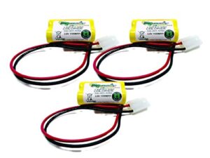 3pc 100-003-a092 or 100003a092 chloride/lightguard replacement battery