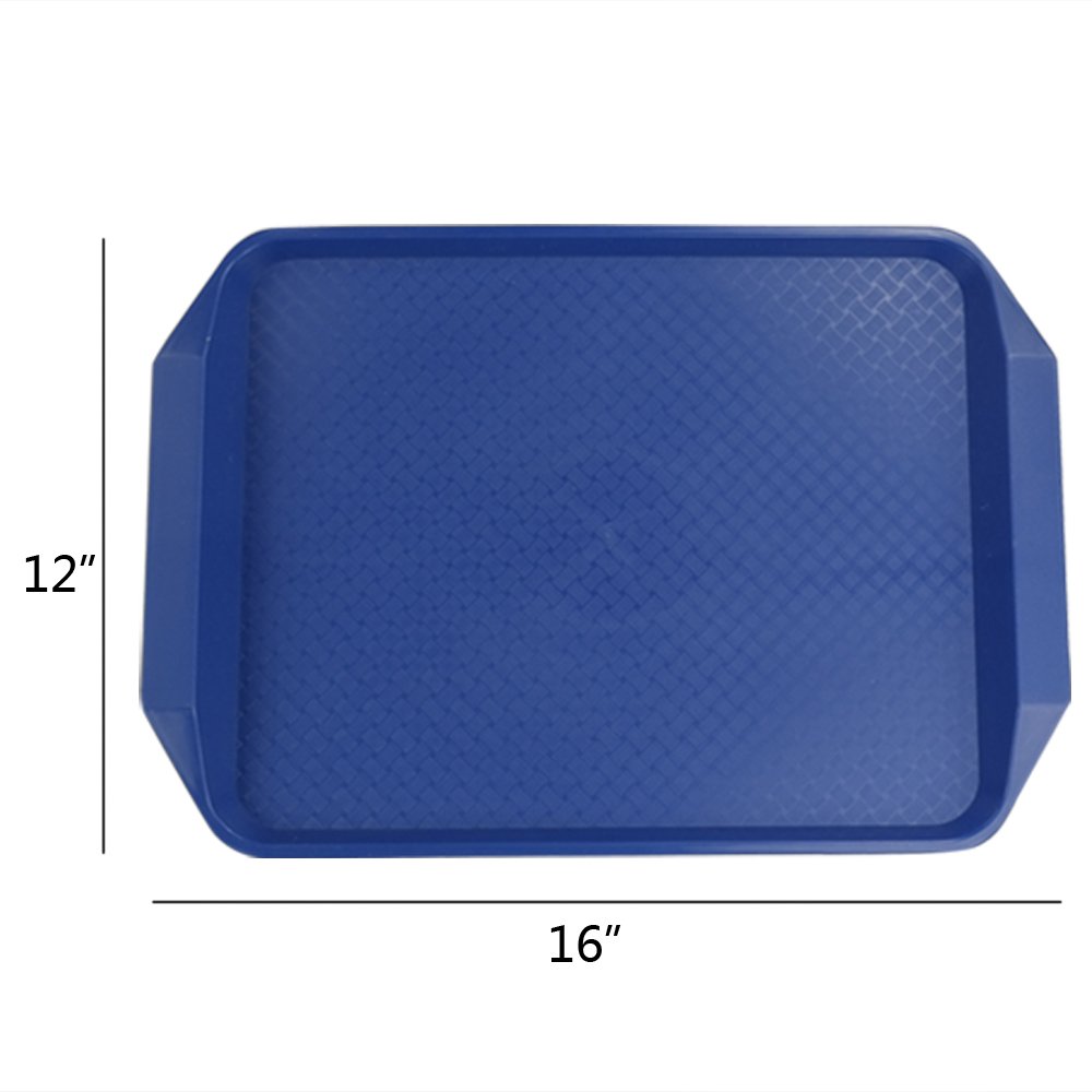 Doryh Set of 4 Color Fast Food Serving Trays