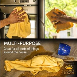 Premium Chamois Cloth for Car Drying - 26”x17” - Super Absorbent Reusable Shammy Towel for Car + Storage Tube - Scratch-Free Car Drying Shammy