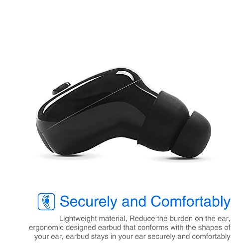 IP68 Professional Waterproof Wireless Bluetooth Earphone, Mini Wireless Bluetooth V4.2 Earbud Sport Headphone Sweat Proof Stable Fit in Ear Workout Headset for Underwater Sport Swimming Diving