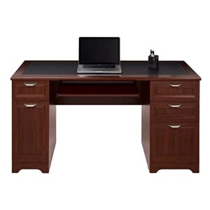 realspace® magellan 59"w manager's desk, classic cherry
