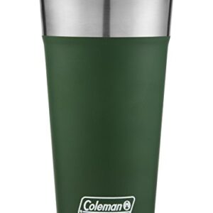 Coleman Insulated Stainless Steel 20oz Brew Tumbler, Heritage Green