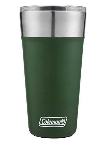 Coleman Insulated Stainless Steel 20oz Brew Tumbler, Heritage Green