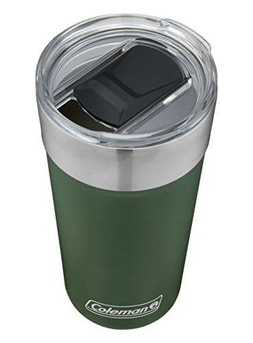 Coleman Insulated Stainless Steel 20oz Brew Tumbler, Heritage Green