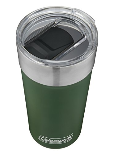 Coleman Insulated Stainless Steel 20oz Brew Tumbler, Heritage Green