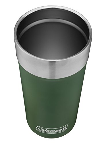 Coleman Insulated Stainless Steel 20oz Brew Tumbler, Heritage Green