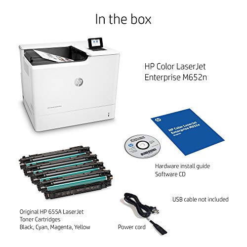 HP Color LaserJet Enterprise M652n Printer (J7Z98A)