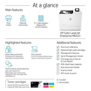 HP Color LaserJet Enterprise M652n Printer (J7Z98A)