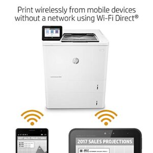 HP LaserJet Enterprise M609x Monochrome Duplex Printer with One-Year, Next-Business Day, Onsite Warranty and Extra Paper Tray (K0Q22A)